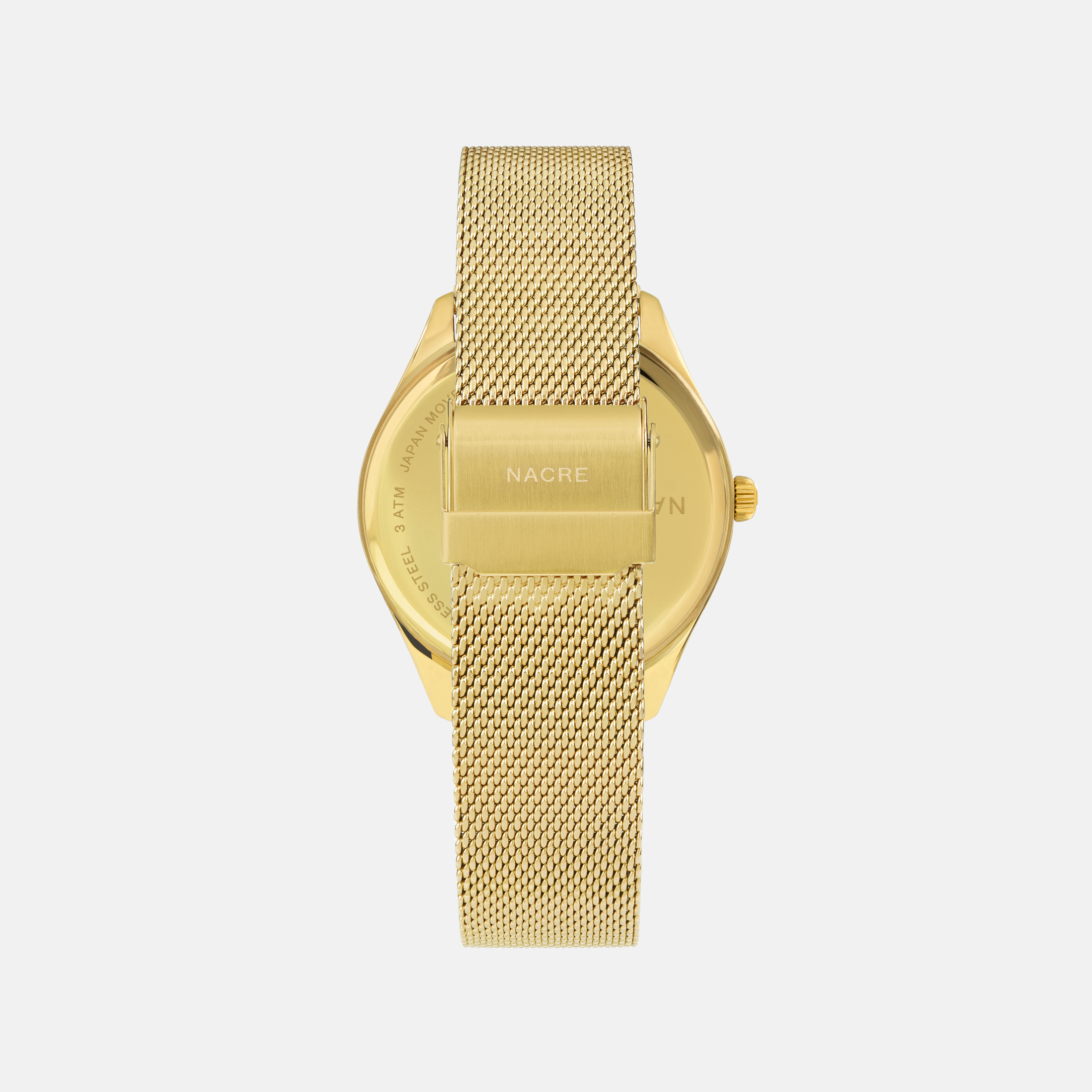Lune 8 - Gold - Natural Leather